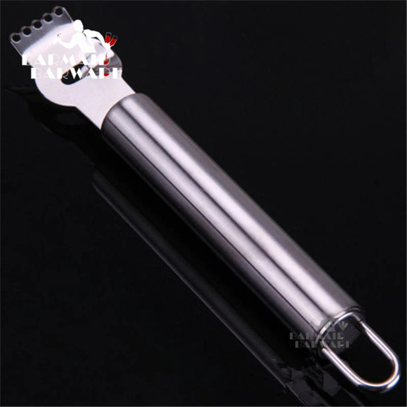 

1pc Stainless Steel Fruit Peelers Lemon Orange Zester Grater Stainless Steel Grips Lime Zest Peeling Tool