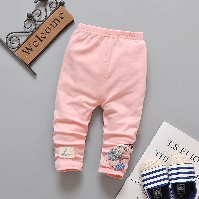 2018 spring new Baby pants Korean Girls Cotton leggings Infants and young children Little ants pattern Children\'s pants 1-3 year