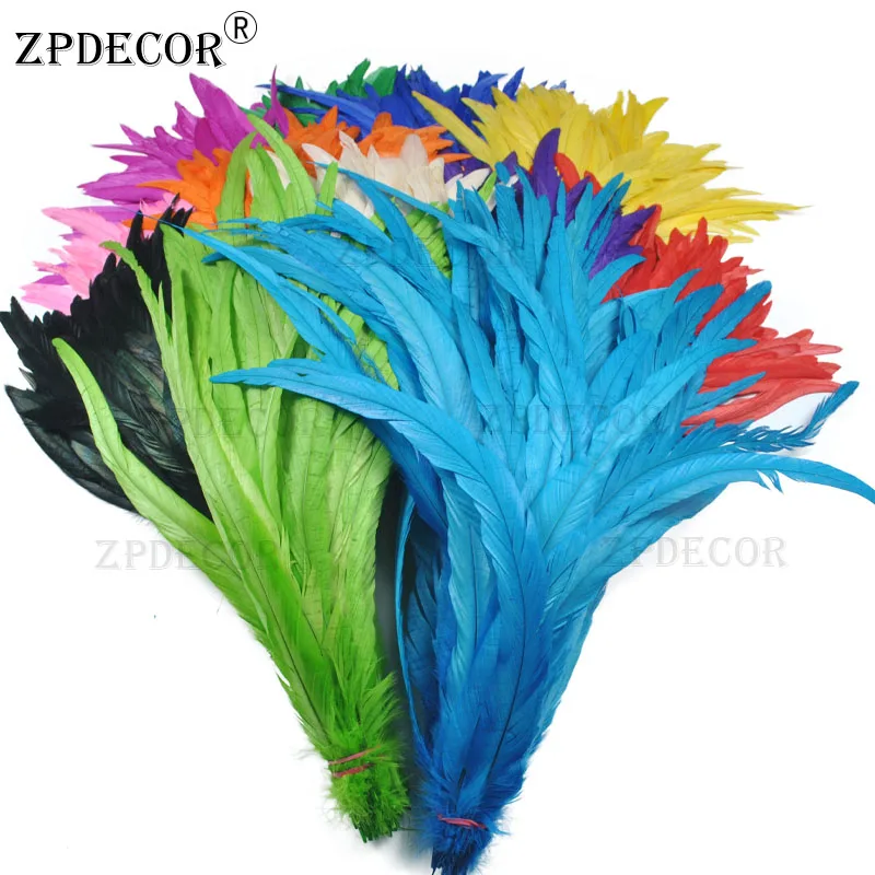 16~18 Inch  40~45 CM Rooster feather Or Chicken Feathers for DIY