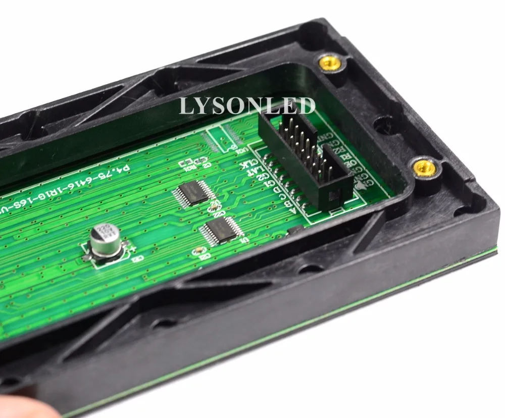 LYSONLED P4.75 Indoor SMD Red Color 304*76mm LED Module Replace F3.75 Dot Matrix First Choice for  Message Display