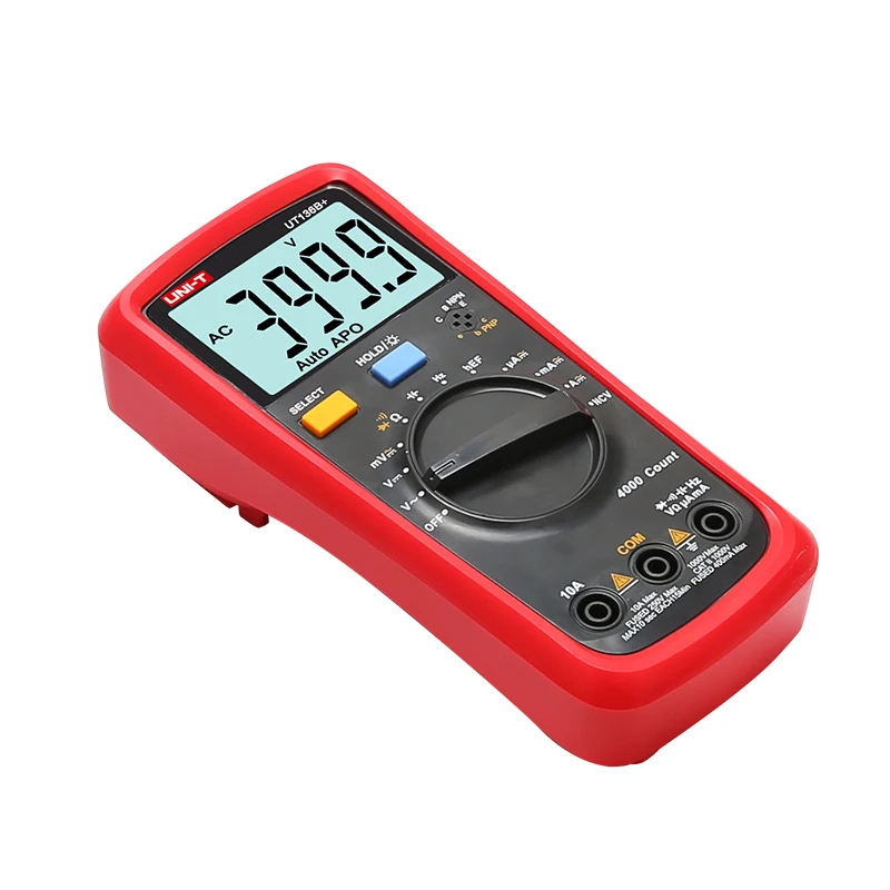 UNI-T UT136B+ Digital Multimeter Large LCD Dual Display 1000V 10A AC DC Voltmeter Current Test Meter