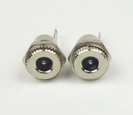 5PCS/LOT DC099 5.5 mm x 2.1mm DC Power Jack Socket Female Panel Mount Connector DC-099 5.5X2.1 5.5X2.5