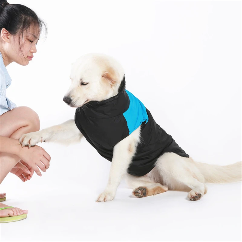 Winter Haustier Hund Kleidung warme große Hund Mantel Welpen Kleidung wasserdichte Haustier Weste Jacke für kleine mittelgroße Hunde Golden Retriever – Detail 7