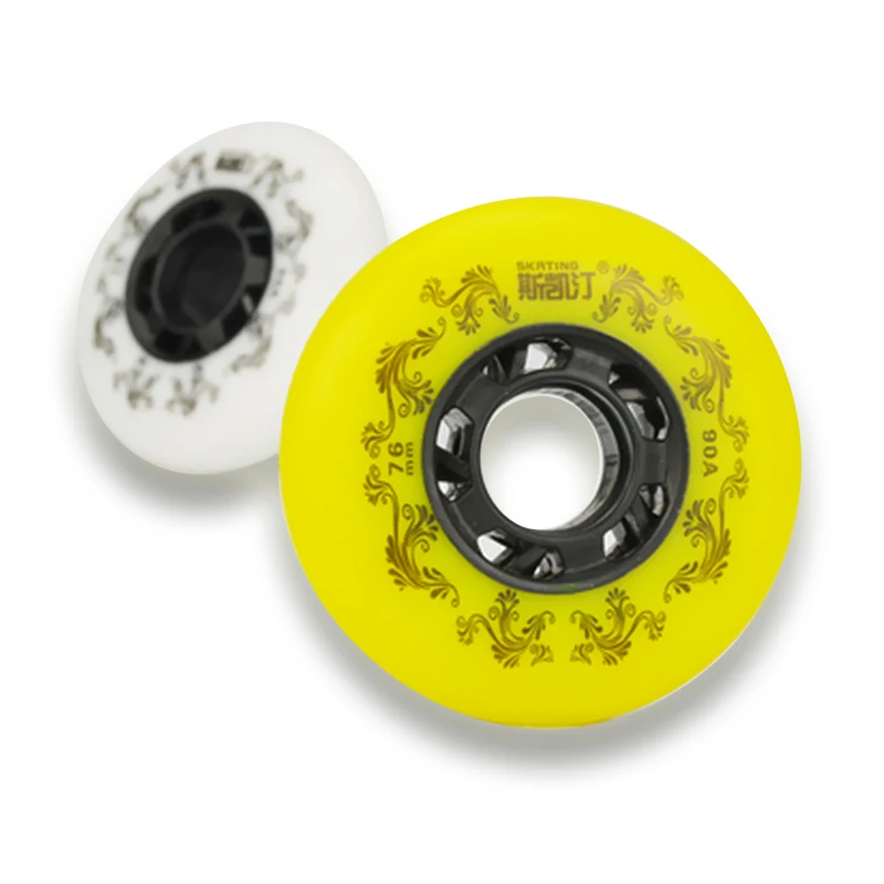 

Skates roller 90A Braking wheel for roller skates, Original SKATING Inline Skates Wheel, 72 76 80mm roller for SEBA shoes,I73