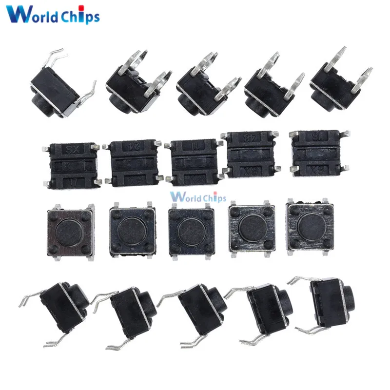 20pcs Tact Switch Push Button Tactile Push button LCD Screen Monitor 6*6*5mm