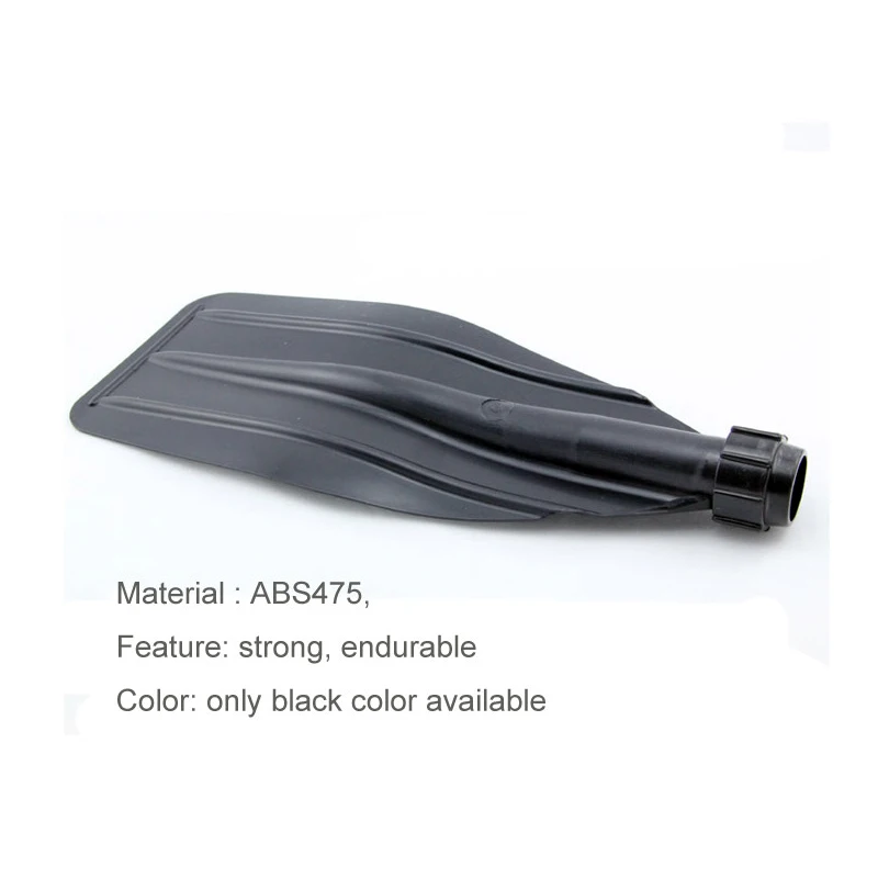 Oar Paddle Blade XP0103 Paddle Blad Voor Opblaasbare Boot Paddle Board Kayak Kano Zwarte Kleur Abs Materiaal C09033