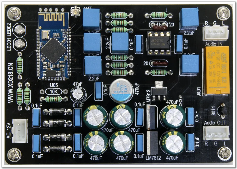 CSR8635 chip HI-FI Bluetooth audio receiver module Bluetooth stereo receiver amplifier installed Bluetooth