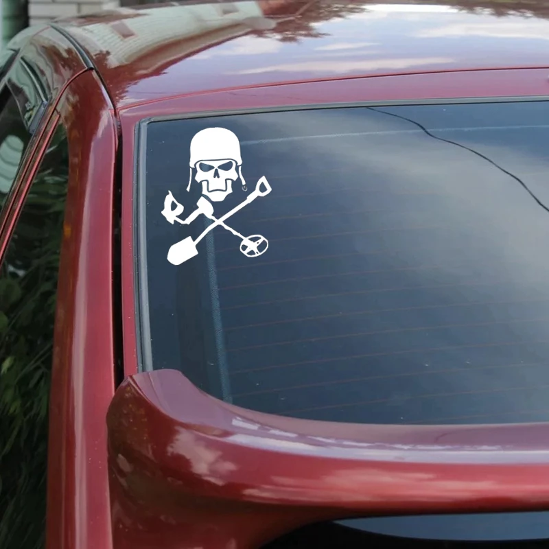 14x17cm Treasure Hunter V5 Funny Car Sticker Vinyl Decal Car Styling Car Accessories Pegatinas Para Coche 4
