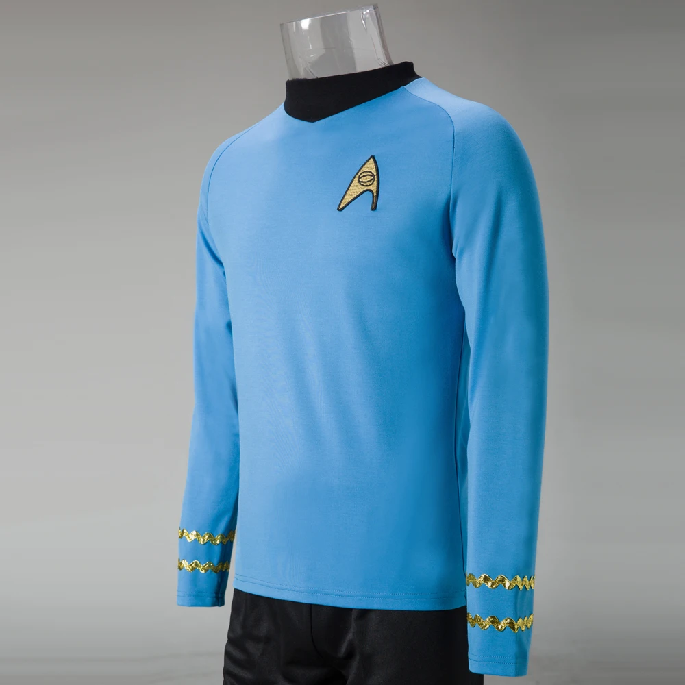 Star Costume  rek The Original Series Cosplay Spock Sciences Halloween Cosplay Costumes