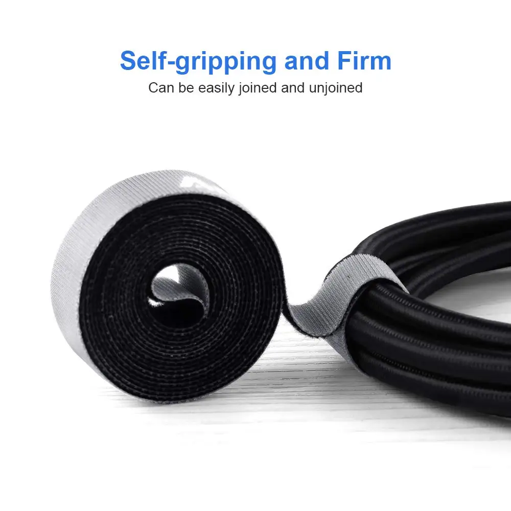 AMPCOM Cable Organizer Wire Winder Clip Earphone Holder Mouse Cord Protector Cable Management For iPhone Samsung Xiaomi