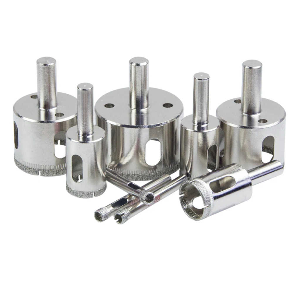 Kính Mũi Khoan 3-180MM Kim Cương Ngọc Lục Bảo Kim Phủ Đá Hoa Cương Lỗ Mở