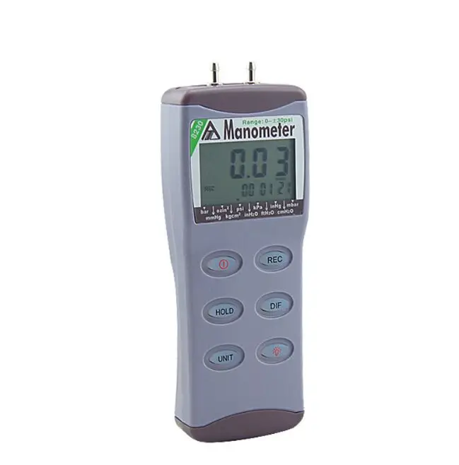 AZ8230 Digital Pressure Meter,Differential Pressure Manometer  Measuring 0~+/-30PSI