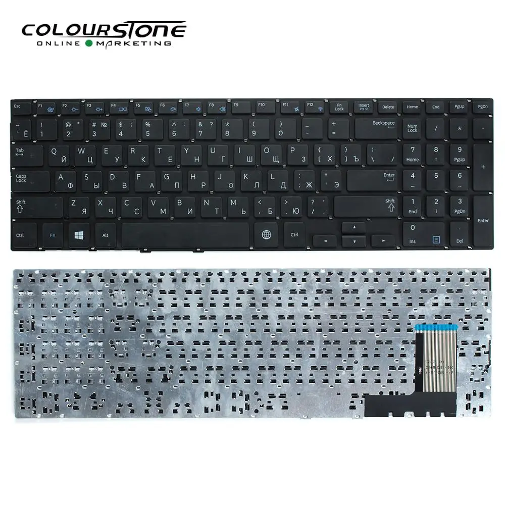 

370R5E laptop keyboard For Samsung 450R5V NP370R5E NP370R5V NP510R5E NP450R5E NP450R5V Russian Black Keyboard