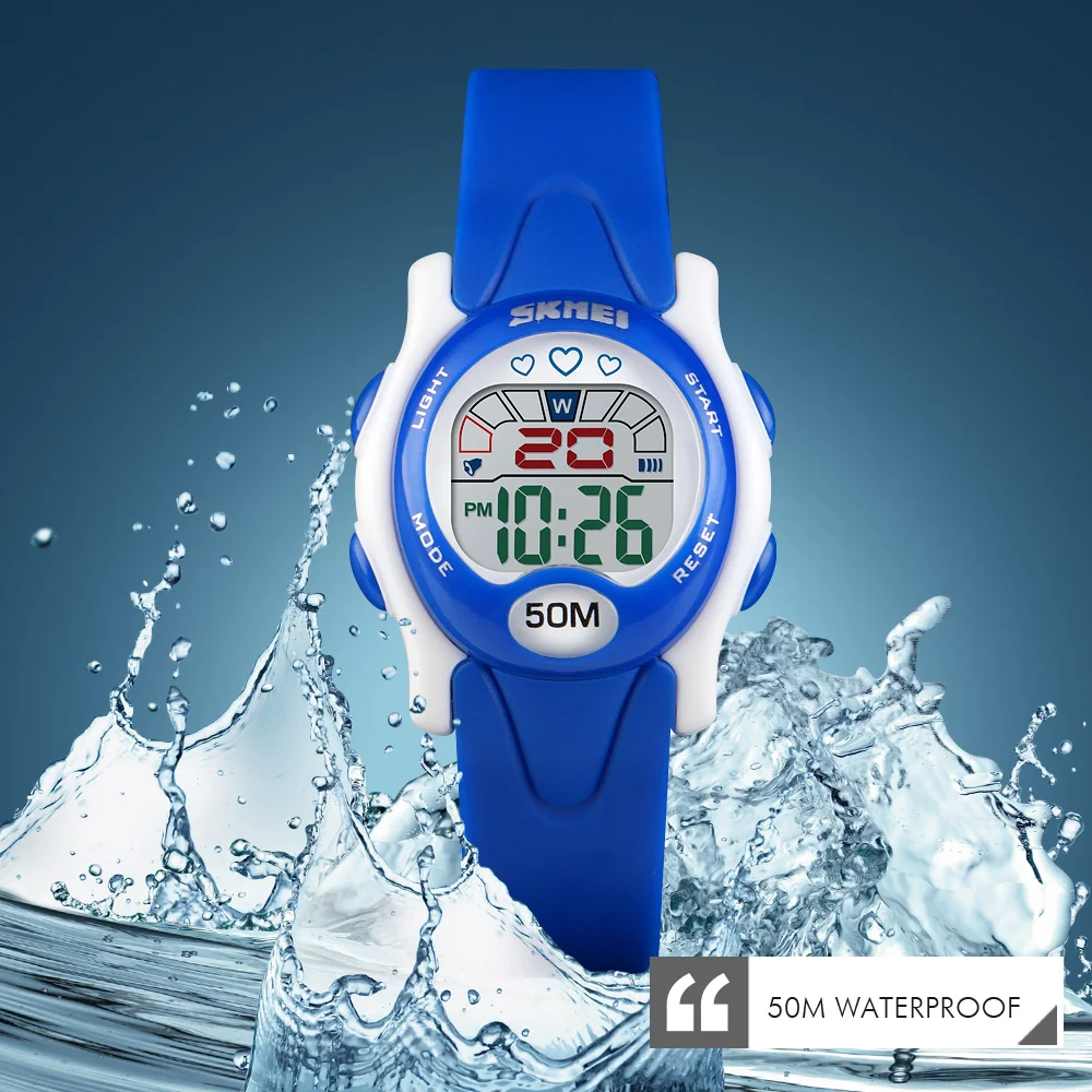 

SKMEI Waterproof Sports Children Watches Fashion Alarm Clock Boy Girl Colorful Kids Digital Wrist Watch 1478 relojes