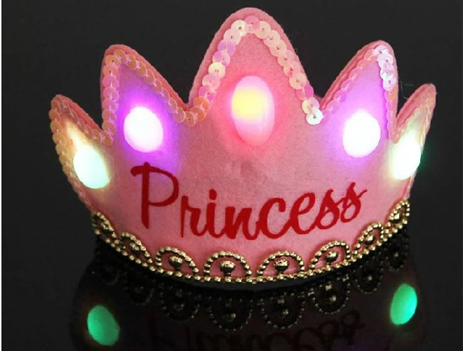 2021 Hot Gags & Practical Jokes New Funny Party Hat Shine Tire Crown Beautiful Pink Hats Baby Adult Children Birthday Hat 2021