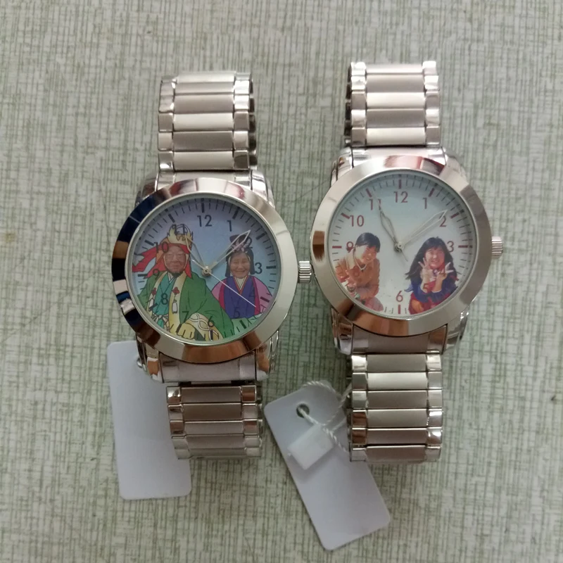 Sublimation Blank Stainless Steel Quartz Personalized Watch