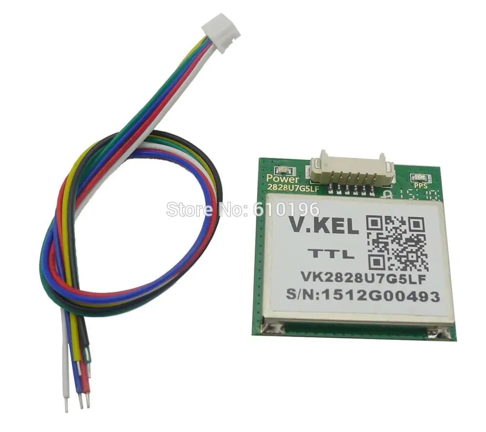 VK2828U7G5LF GPS Module with Antenna TTL 1-10Hz with FLASH Flight