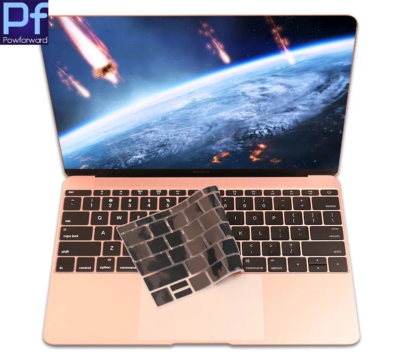 2015 New For Apple Macbook Air 12 Keyboard Cover Silicone Skin US version For Macbook Retina 12