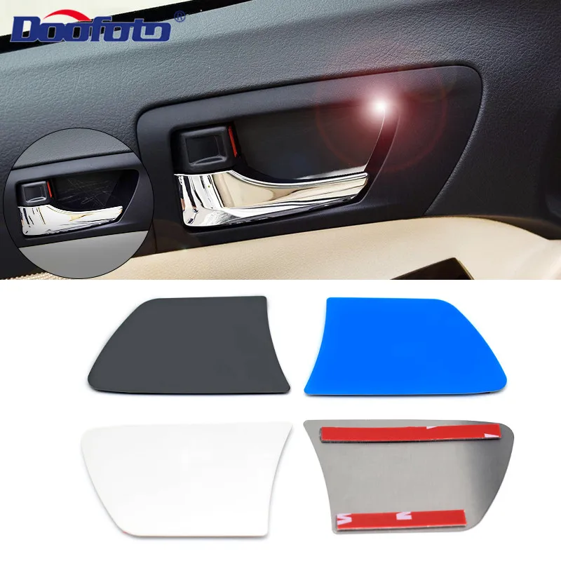 Car Door Handle Bowl Cover Inner Sticker Protection For Toyota Camry 2012 2013 2014 2015 2016 auto Accessories