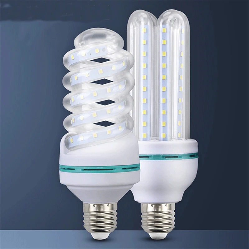 E27 led energy saving bulb spiral tube bulb home white light indoor bed room lamp CFL fluorescent