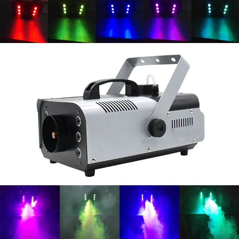 

900W RGB 3IN1 Remote/Wire Control Smoke Machine pump DJ Disco Fog Machine for Party Wedding Christmas Stage Powerful Fogger