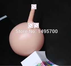 Inflatable Penis  Dildo Ball Magic Simulation Penis Adsorption Energy-Saving Blow UP Sex doll Female sex toys Party Sex toys