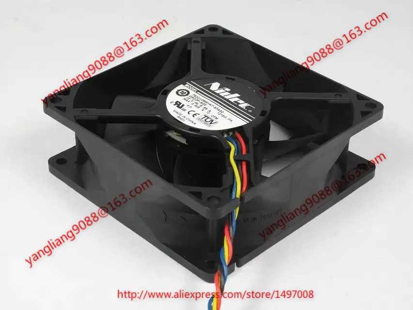 

Nidec T92C12MS1A7-57A02 EB DC 12V 0.55A 90x90x32mm Server Cooling Fan