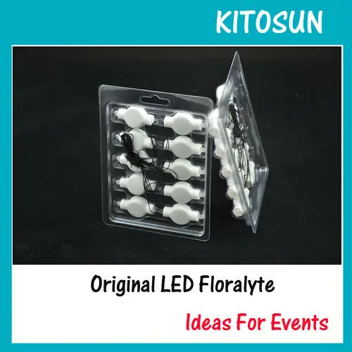 Kitosun100pzs/paquete super brillante Led floralite luz de linterna de papel colgante