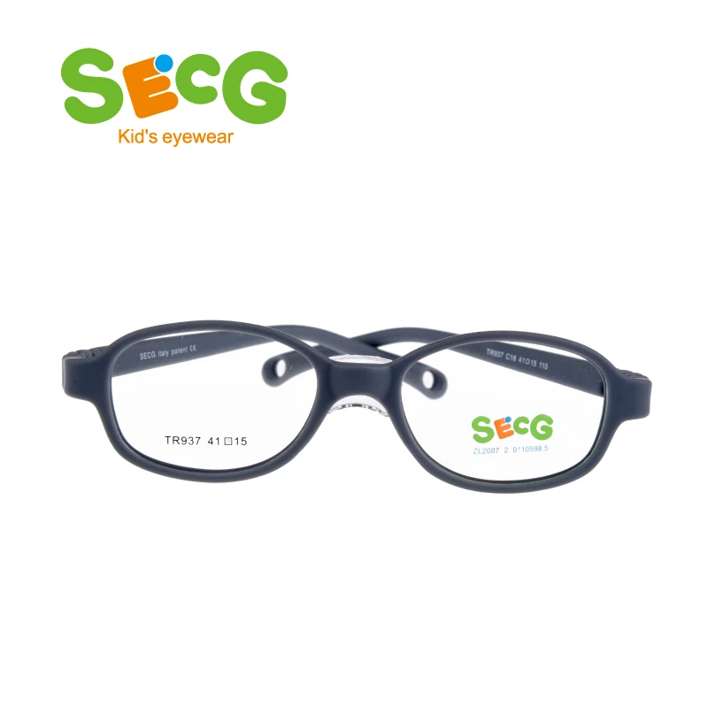 SECG Children Frame Flexible Soft Comfortable Nose Pads Kids Optical Glasses Frame Hyperopia Myopia Silicone Gafas Prescription