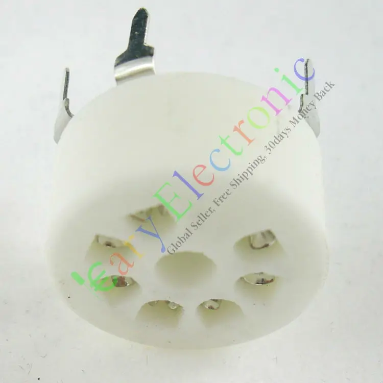 Wholesale and retail 16pcs MINI 7pin Ceramic vacuum tube sockets valve base B7G 6AU6 EF95 6C4 6X4 6066 free shipping