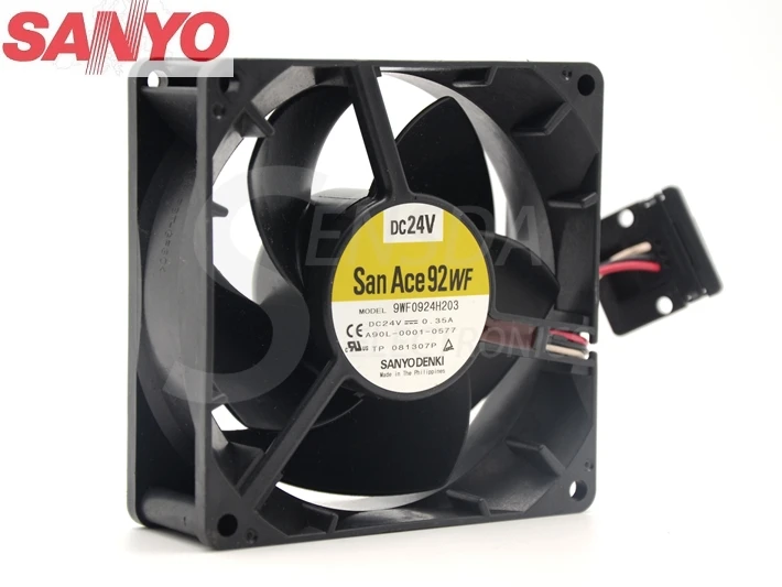 

For Sanyo 9WF0924H203 24V 0.35A A90L-0001-0577 waterproof cooling Fan