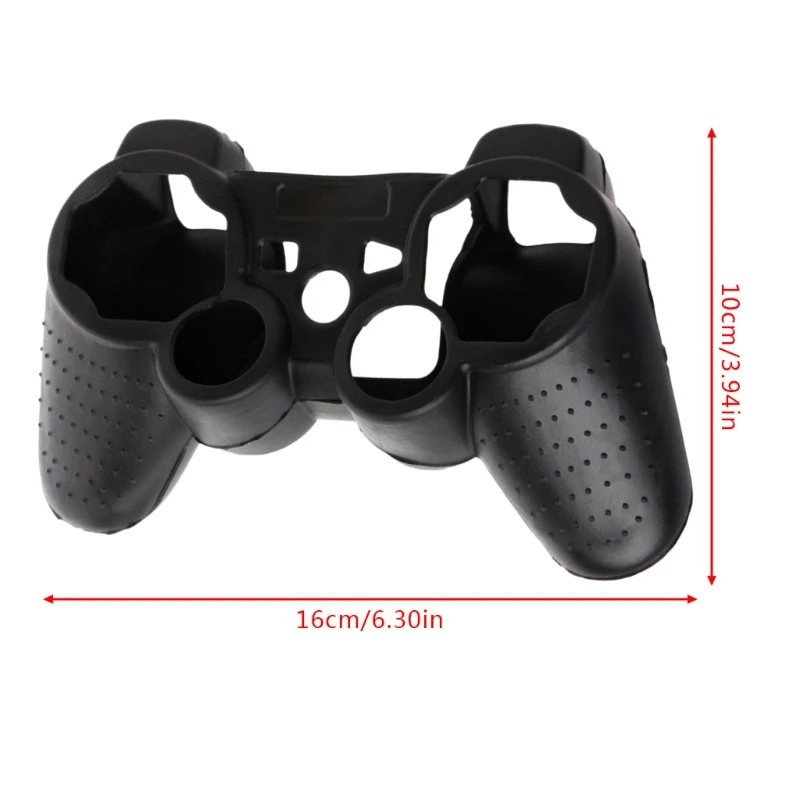 Capa protetora de silicone para Sony Playstation 3 Controller, Estojo envoltório para PS3, Joystick Gel Rubber