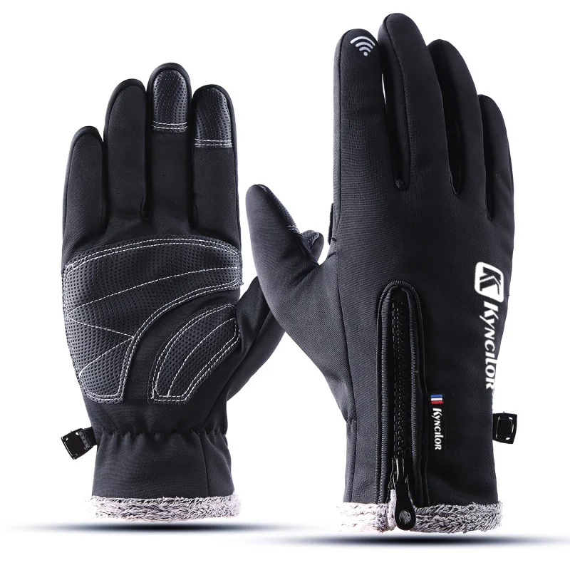 Waterproof Warm Men Women Ski Gloves Wind-proof Thermal Touch Screen Outdoor Sport Cycling Snowboard Gloves