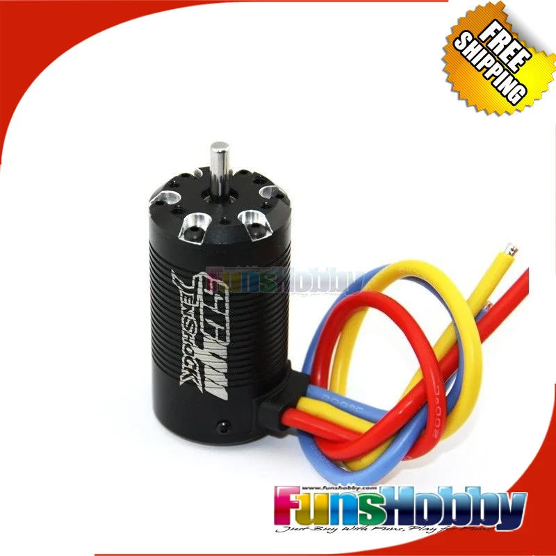 Tenshock 1:10 Short Course SC411 4 Pole Sensor Electric Micro Brushless RC Cars Motor For Losi, Axial,Crawler Traxxas Slash 4x4.