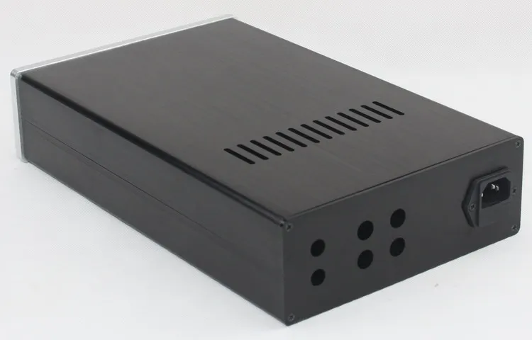 WA100เครื่องขยายเสียงตู้อลูมิเนียมตัวถังเครื่องขยายเสียงDACตัวถังตู้อลูมิเนียม