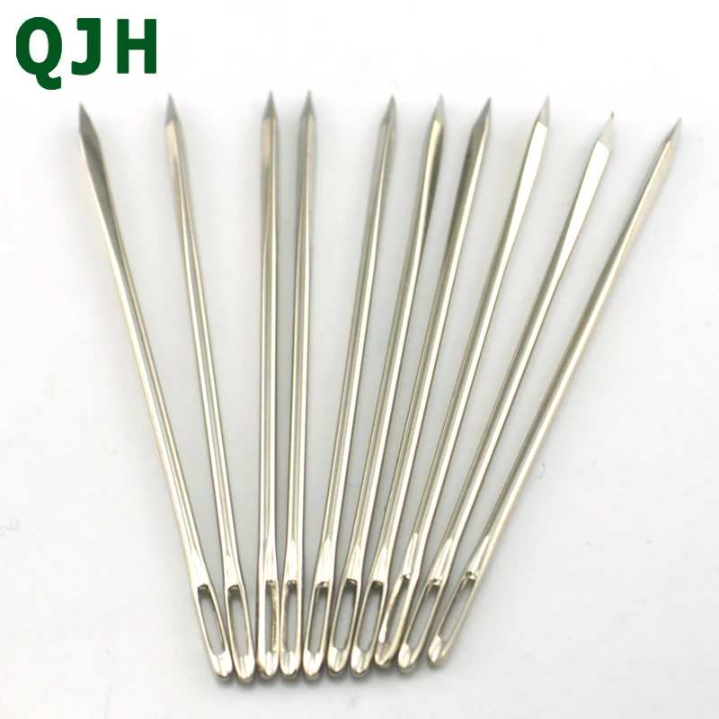 

10pcs DIY Stitches Leather Tools Triangular Needles Canvas Fur Craftwork Craft Knitting Tools Sew Tool Sewing Accessories 7cm