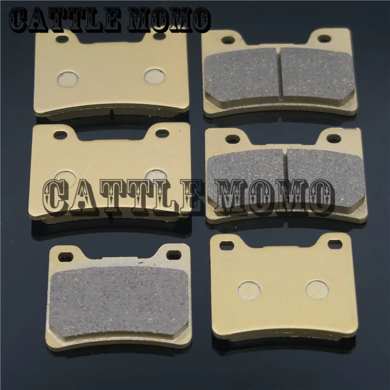 Front Rear Brake Pads For Yamaha FZR 600 1990-1993 TDM 850 1996-2001 FZR 1000 EX UP 1989-1990 V-MAX 12 1993-2003 FJ 1200 91-95