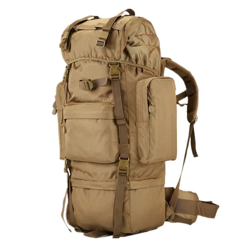 Imagem -04 - Mochila Oxford Impermeável para Montanhismo Casual Wear-resisting Camouflage Bolsa 70l 1000d