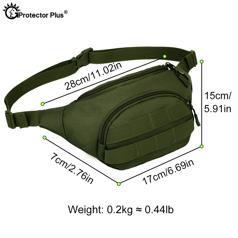 PROTECTOR PLUS – Riñonera táctica unisex para outdoor y senderismo - imagen 3