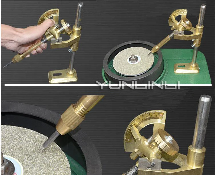 180W 220V Gem Faceting Machine Polishing Flat Grinding Machine Jewelry Jade Stone Angle Machine YY(BD)6312