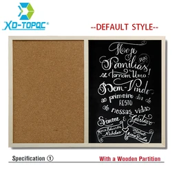 30*40cm Combination Magnetic Blackboard Bulletin Cork Board Krijtbord Restaurant Office Chlakboard Pizarra Note Message Boards