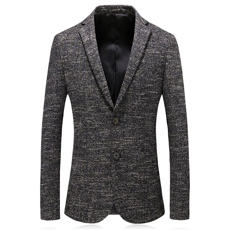 2019 New Style Classic High Quality Blazer Men Suit Jacket Thicken Coats Fashion Men's Single Breasted Casual Business Blazer