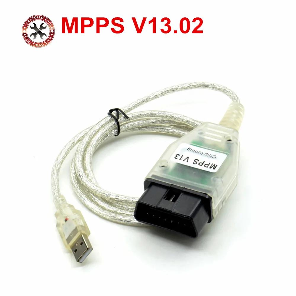 2018 Newst MPPS V13.02 V13 K CAN Flasher Chip Tuning ECU Programmer MPPS V13 Professional Diagnostic Cable For Audi For Ford