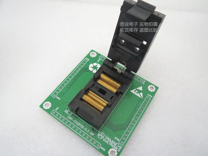 TSSOP56/DIP IC51-0562-1514 IC testing seat  Test Socket test bench block Distributor Wholesale New  spacing 0.5mm