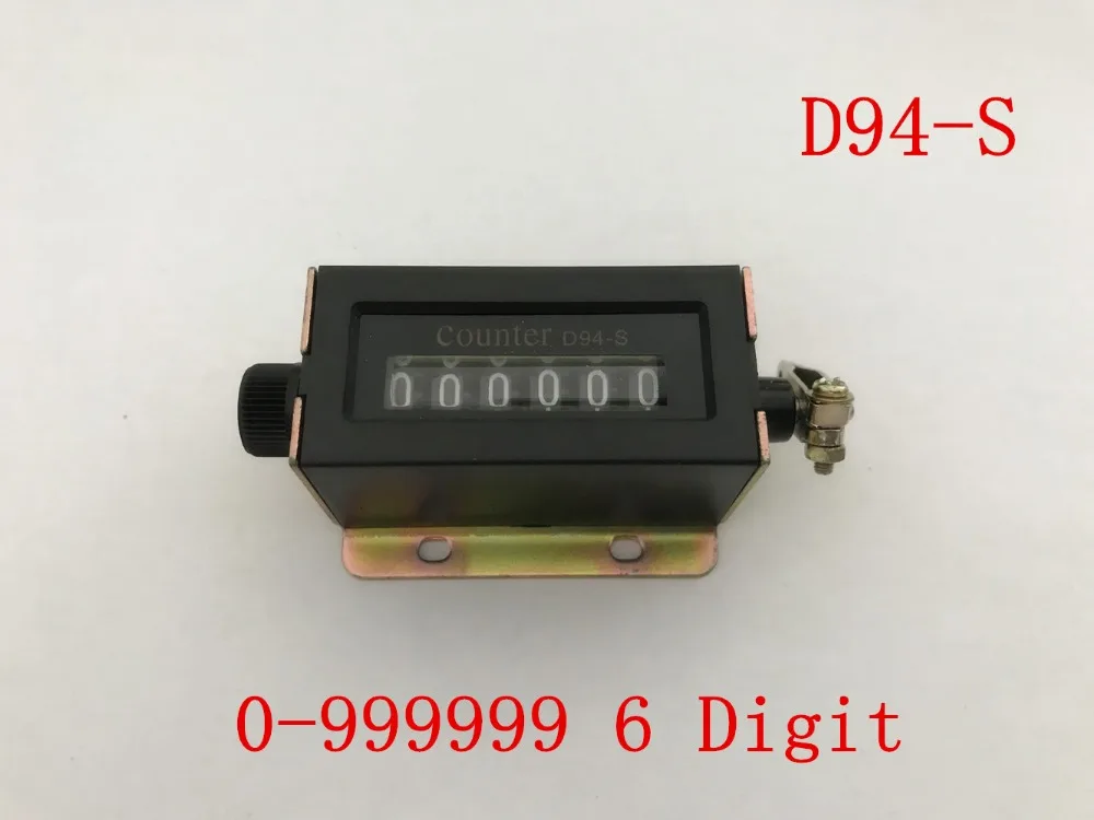 D94-S tipo a macchina 0-999999 6 cifre Resettable meccanico che tira contro presse industriali della perforazione