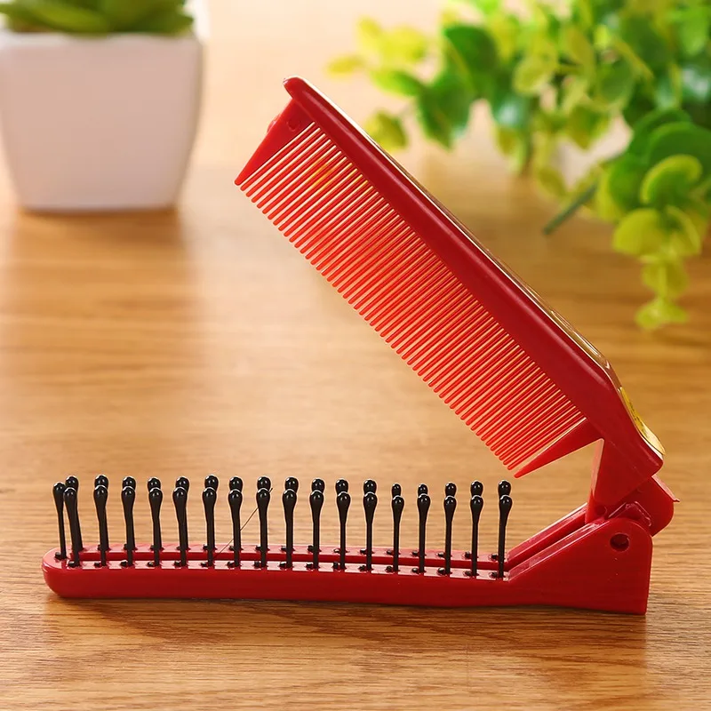 Hairbrush Professional Antistatic Fold Tail Comb Salon Folding Combs Hairdressing Hair Brush Care Combing Tool Portable Sale