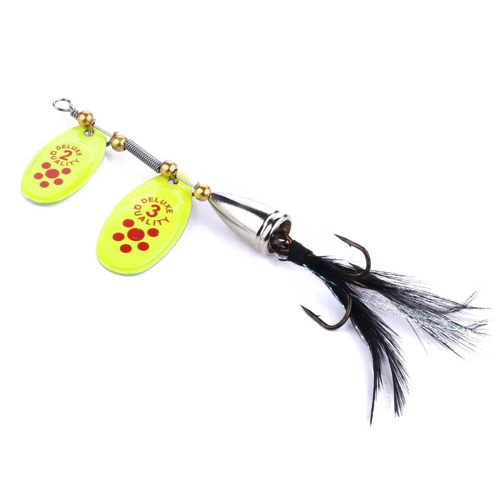 New Sequin Spoon Wobble Hook Fishing Lures Spinner Baits Fishing Baits Swimbait Fishing Tackle Accessories