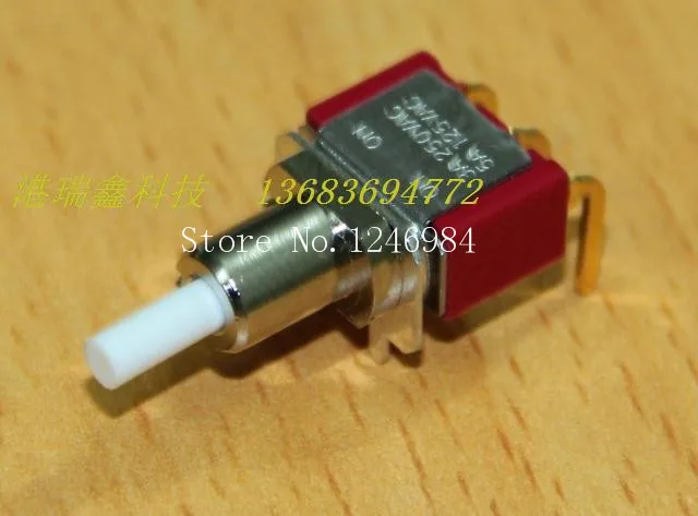 [SA]L8601-A4 horizontal with lock button toggle switches Taiwan SH single button normally open normally closed switch--20pcs/lot