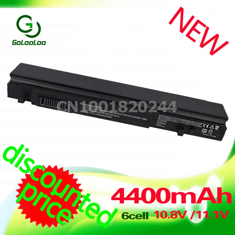 Golooloo 4400MaH Battery for dell Studio 16 XPS 16 XPS 1640 1645 1647 312-0814 U011C W298C