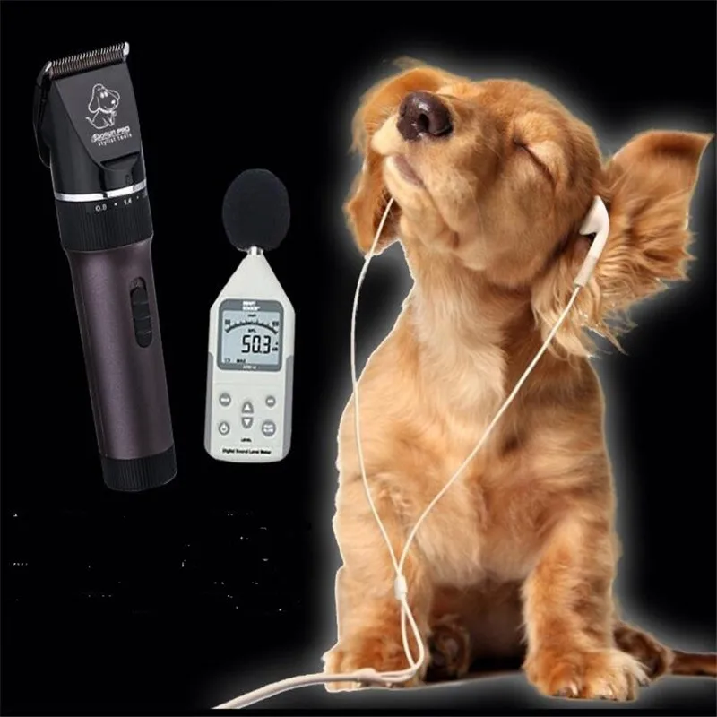 Professional Electric Pet Grooming Trimmer Shearing Ceramic Scissor Cordless Dog Hair Clipper Teddy Fur Haircut Machine Cutter